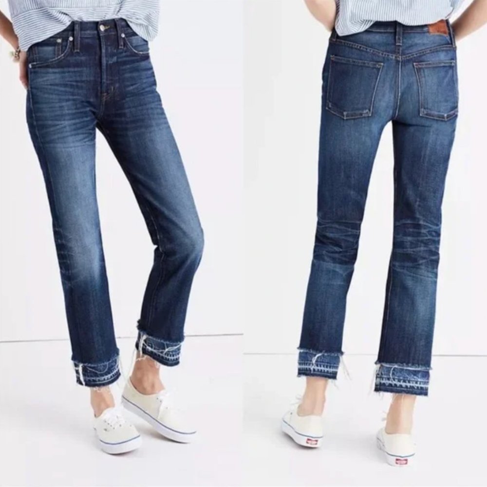 Madewell River & Thread NWT High Rise Boyjean Double Hem (27)